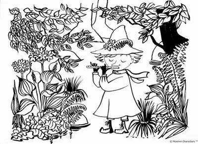 「Moominfamily's Songbook」下絵原画