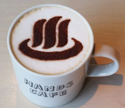飲んだらすごーーくあたたまりそうな、ハンズカフェの「温泉ラテ」