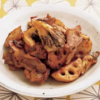 10分で作れる旬の夕飯レシピ「豚肉とれんこんのみそ炒め」