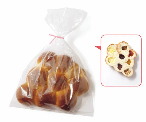 東京・千代田製パンの「8色パン」。300円(税込み)