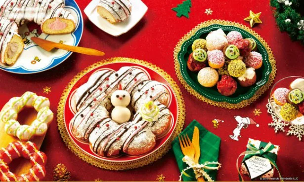 クリスマスが盛り上げるミスドの巨大ドーナツ