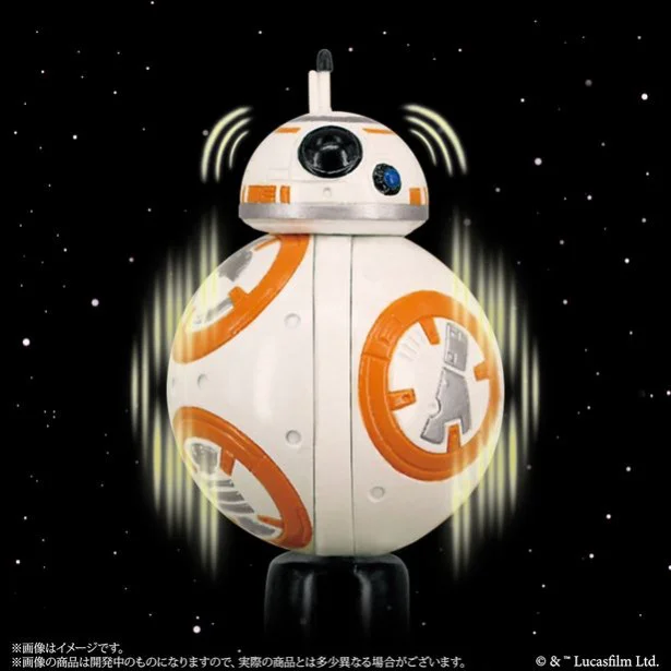 ボディが高速回転する「BB-8」、メカ萌えにはたまらない。