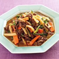 10分で本格韓国料理ができる夕飯レシピ「牛肉と大根の韓国風炒め」
