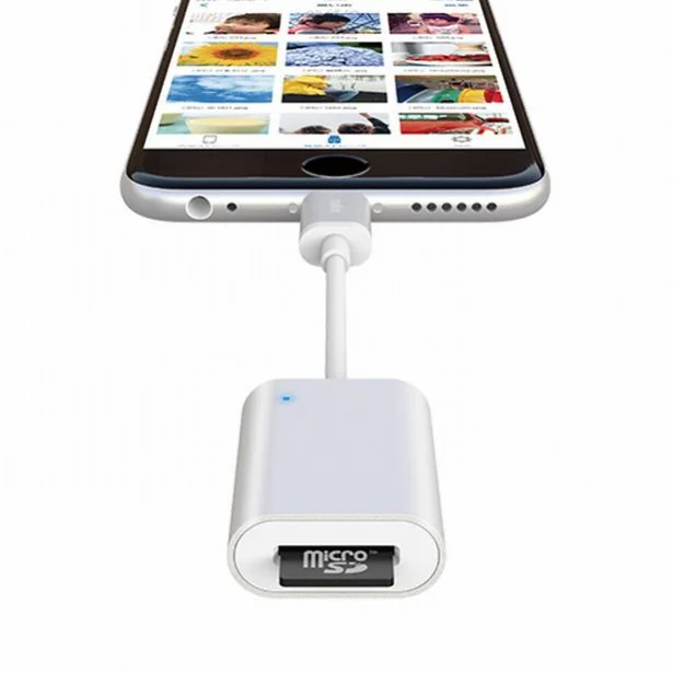 大量の写真で「スマホが容量不足（汗）」を手軽にお助けする「ちょい足しカードリーダー」
