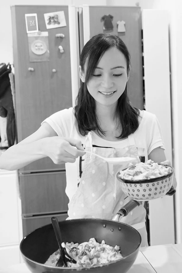 子どもが食べたく献立を心がけている、料理研究家の中村陽子さん