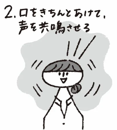 「いい声」を出すために必要なこと2　口をきちんとあける