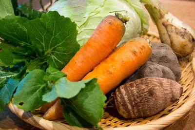 根菜類やねぎなど寒い時期においしい食材が、体を温めてくれる