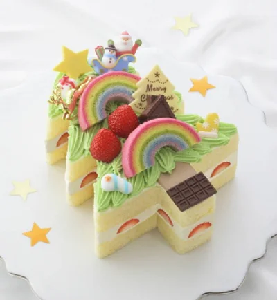 「2016 Kid’s Dream Cake～クリスマス レインボー ケーキ」5000円(税込）