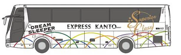 『DREAM(ドリーム) SLEEPER(スリーパー) 東京大阪号』の車体イメージ