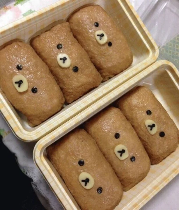 【キャラ弁】チョチョンと顔をつけるだけ！「リラックマいなり弁当」