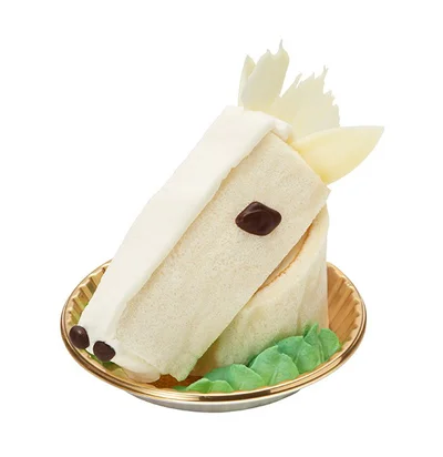 【写真を見る】｢馬ケーキ｣ 芦毛650円(税込)