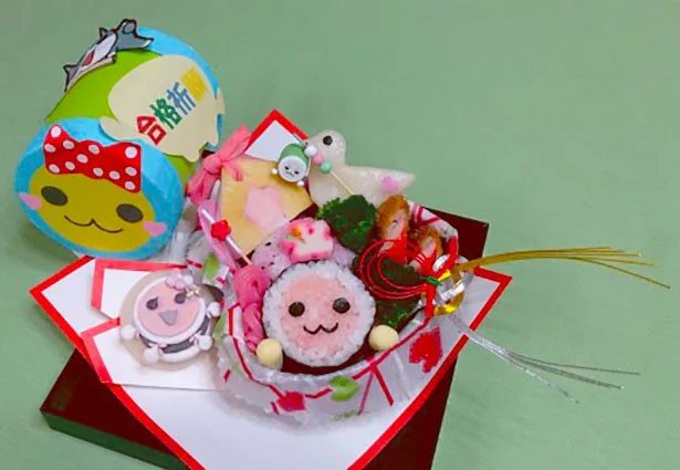 【キャラ弁】応援の気持ちをドドンと詰め込む、華やかな「太鼓の達人」弁当