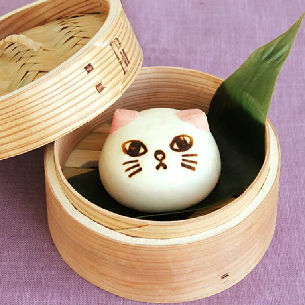人肌恋しい季節はにゃんこの中華まんをレンチン！