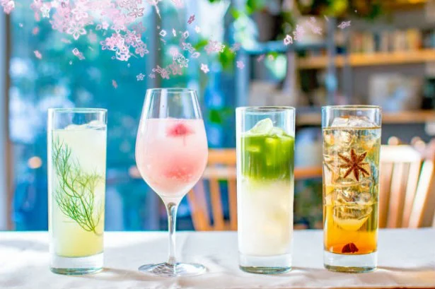 日本一早いお花見を、日本橋で。 桜のお酒を飲みながら、 めくるめく花の新体験