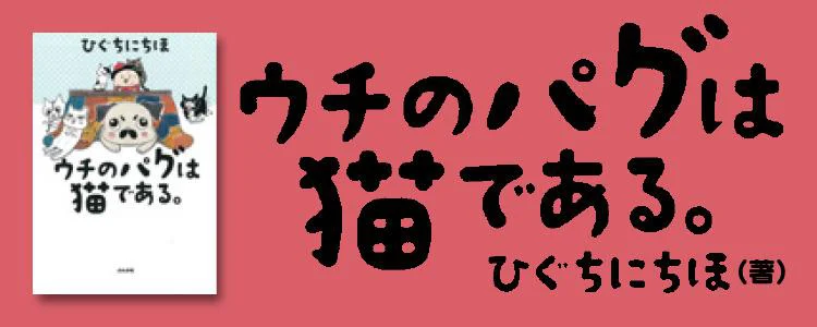 ウチのパグは猫である。