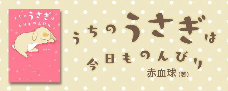 うちのうさぎは今日ものんびり