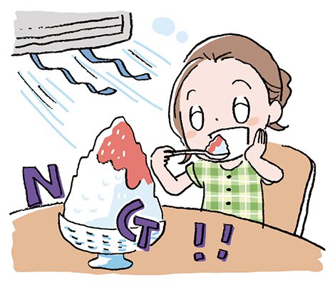 胃腸が冷えて食欲不振や胃もたれの原因になります