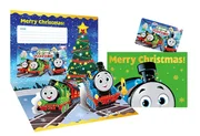 「『映画 きかんしゃトーマス サンタをさがせ！ パーシーのクリスマス急行』特製Xmasカード&封筒付きムビチケカード（親子ペア券）」