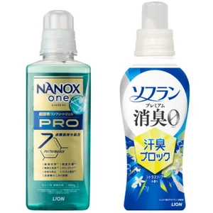 「NANOX one PRO・ソフラン プレミアム消臭 汗臭ブロック」のセット