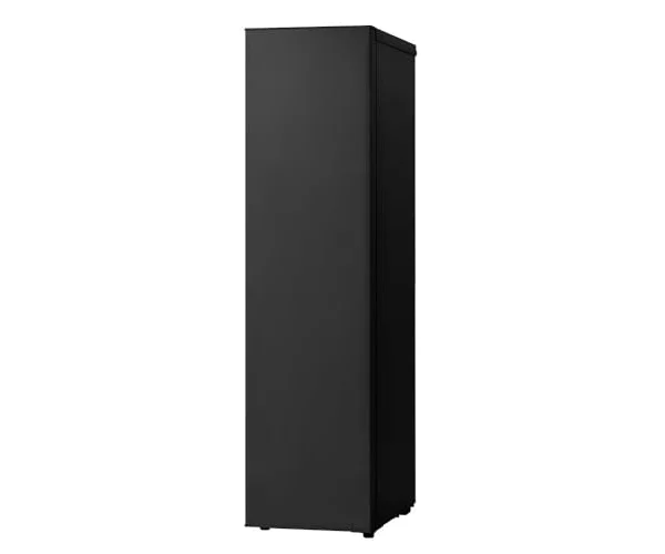 【Amazon.co.jp限定】 アイリスオーヤマ 冷凍庫 スリム 120L ブラック スキマックス IUSN-S12B-B 前開き式 自動霜取り 幅35.6c…