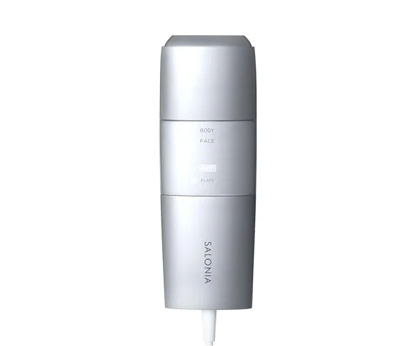 SALONIA サロニア 脱毛器 フラッシュクリスタルシルクエピ メンズ レディース VIO対応 光美容器 SAL22205SL シルバー 【Amazon.co…