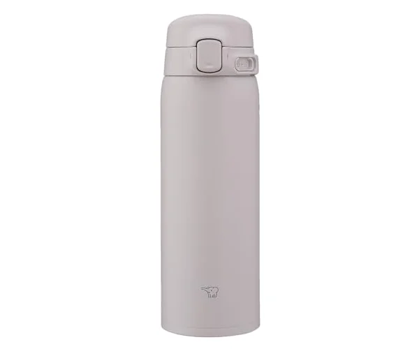 象印マホービン(ZOJIRUSHI) シームレスせんワンタッチマグボトル ソフトグレージュ SU-BA48-HM