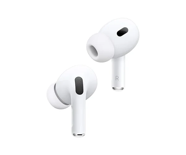 Apple AirPods Pro 2 ワイヤレスイヤホン、Bluetooth5.3、アクティブノイズキャンセリング、外部音取り込み、パーソナライズされた空間オ…