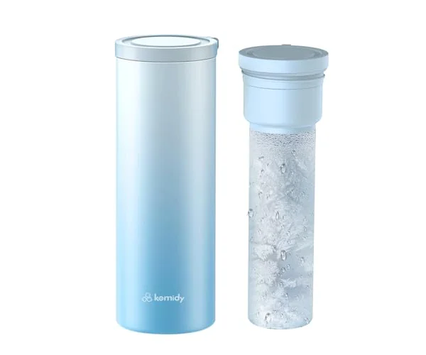 氷嚢 ミニアイスパック 【2025最新仕様&真空断熱 20時間持続】 氷のう 熱中症対策 グッズ 魔法瓶構造 アイシング 150ml 冷たさキープホルダー付き …