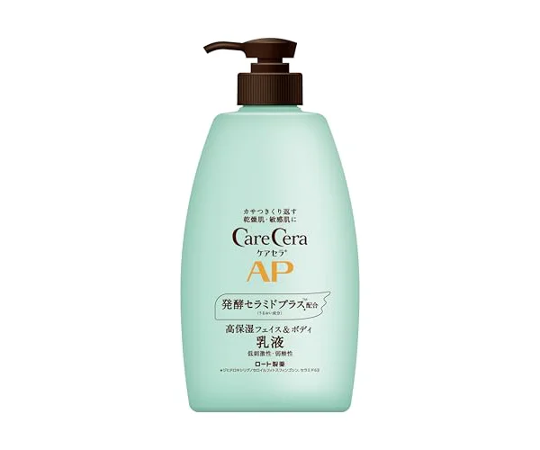 ケアセラ(CareCera) APフェイス&ボディ乳液 大容量本体 400ml (セラミドプラス×7種の天然型セラミド配合)