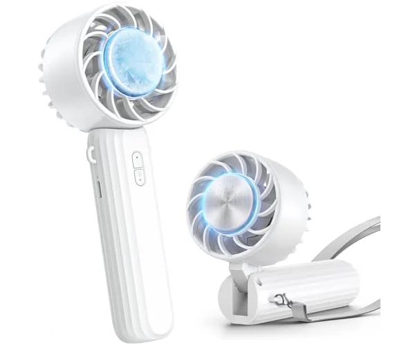【冷却プレート搭載 ・瞬間冷却!】ハンディファン 手持ち 扇風機 : Lamicall 折り畳み ハンディ ミニ扇風機