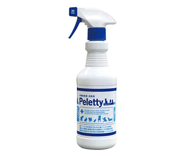 ペレッティー 獣医師が使うプロ用 ペット除菌 消臭剤 Peletty 500ml スプレー 犬 猫