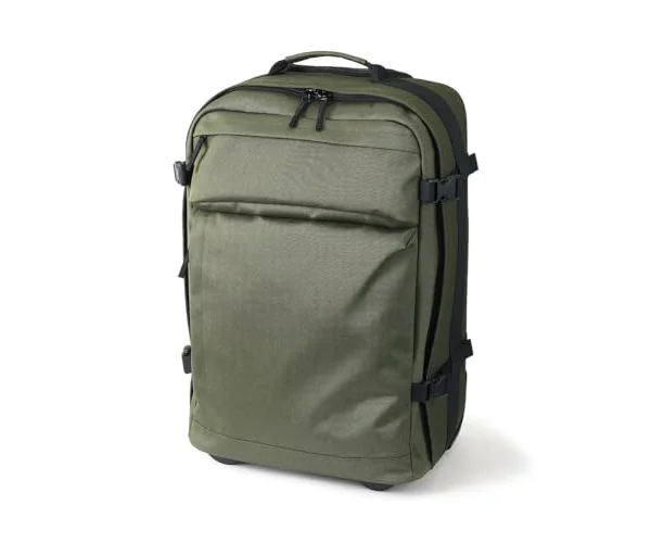 無印良品 撥水ソフトキャリーケース (40L) ユニセックス EEE10A4S カーキ
