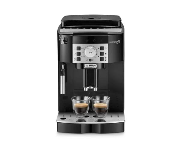 De'Longhi (デロンギ) 全自動コーヒーマシン マグニフィカS ECAM22112B コーヒーメーカー 全2メニュー カフェジャポーネ搭載 アイスコーヒ…
