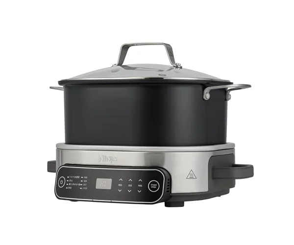 【Amazon.co.jp限定】 Ninja ニンジャ エブリデー ポッシブルクッカー MC1101JBKNR テーブルクッカー 自動調理器 8つの調理モード …