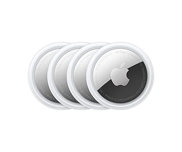 Apple AirTag 4個入り 紛失防止タグ 置き忘れ防止 耐水 防塵 iPhone/iPad「探す」ネットワーク対応 CR2032コイン型バッテリー