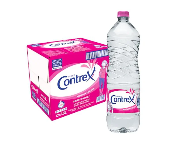 Contrex(コントレックス)PET 1.5Lｘ12本 [正規輸入品] 超硬水(サステナブル対応テザードキャップ)