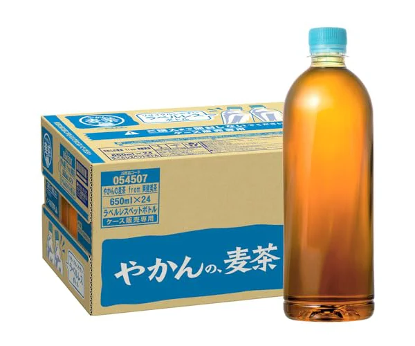 コカ・コーラ やかんの麦茶 from 爽健美茶 ラベルレス 650mlPET×24本