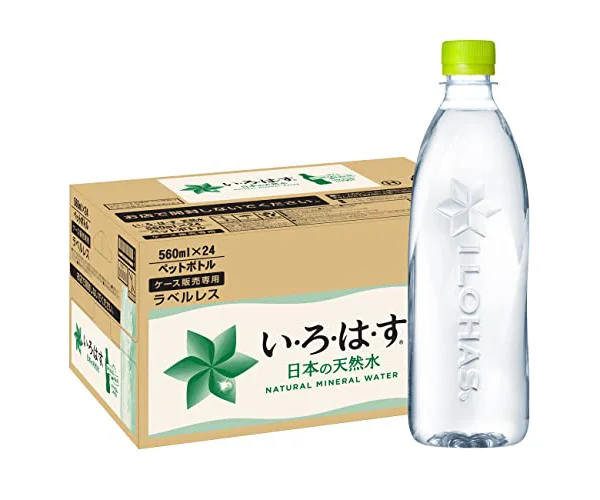 コカ・コーラ い・ろ・は・す天然水ラベルレス 560ml ×24本