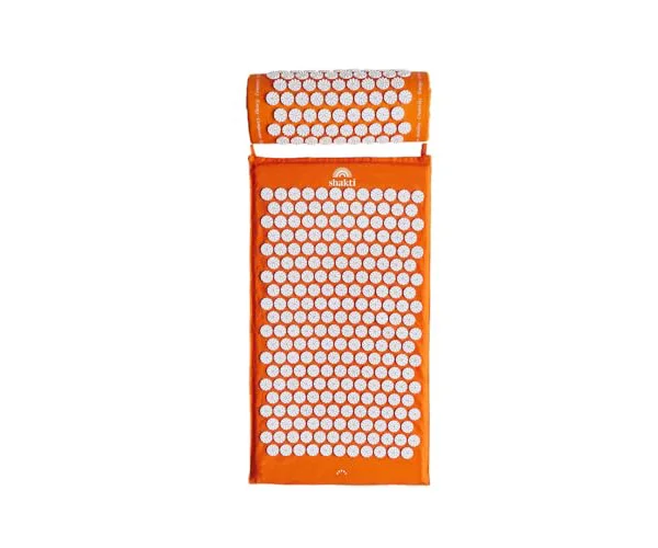 [Shakti] 公式 シャクティ 指圧マット 2点セット マット ピロー レベル2 オレンジ Orange 指圧 ヨガ ピラティス ダイエット リラックス マ…