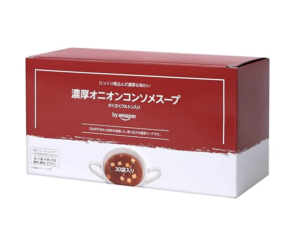 by Amazon 濃厚 オニオンコンソメスープ クルトン入り 30袋