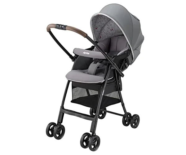 Aprica(アップリカ) A型ベビーカー カルーンエアー AD 1か月から36か月まで 軽量 両対面 (グレー) 2189465