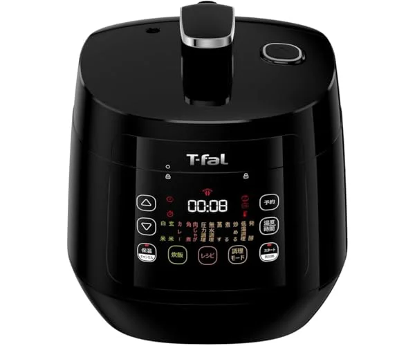 【オンライン限定】 ティファール 電気圧力鍋 3L 4人用 時短 おまかせ手料理 1台12役 自動調理 無水調理 「ラクラ・クッカー コンパクト」 独自の煮込み…