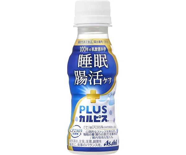 カルピス由来の乳酸菌科学 アサヒ飲料 PLUSカルピス 睡眠・腸活ケア 100ml×30本 [機能性表示食品] [睡眠の質を高める/腸内環境を整えるのに役立つ]…