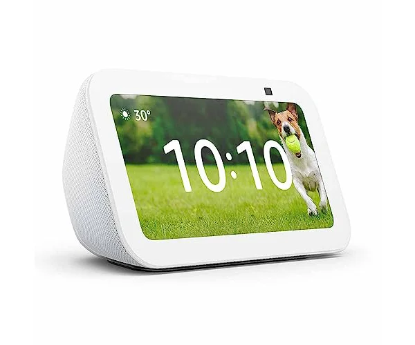 Echo Show 5 (エコーショー5) 第3世代 - スマートディスプレイ with Alexa、2メガピクセルカメラ付き、グレーシャーホワイト