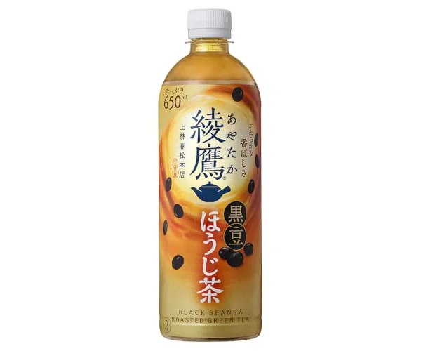 コカ・コーラ 綾鷹 黒豆ほうじ茶 650mlPET ×24本