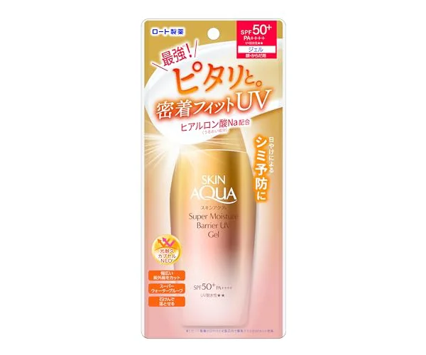 スキンアクア(SKIN AQUA) スーパーモイスチャーバリアUVジェル 100g(ヒアルロン酸配合、密着フィットUV、SPF50+・PA++++ 水に強いスー…