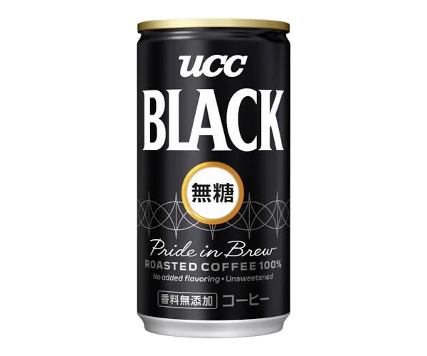 ブラック無糖 BLACK UCC 缶コーヒー185ml×30本