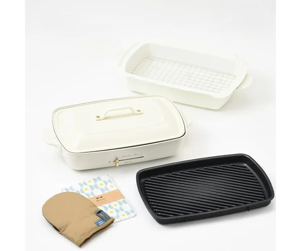 BRUNO ブルーノ 福袋 2026年 ホットプレート グランデサイズ 福袋 グランデホットプレート 深鍋 グリルプレート ミトン 蚊帳ふきん 福袋 人気 焼肉…