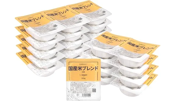 by Amazon パックご飯 国産米 100% 200g×24個 低温製法米