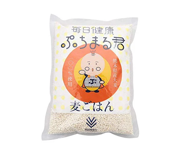 西田精麦 毎日健康 ぷちまる君 1kg 熊本県産 大麦